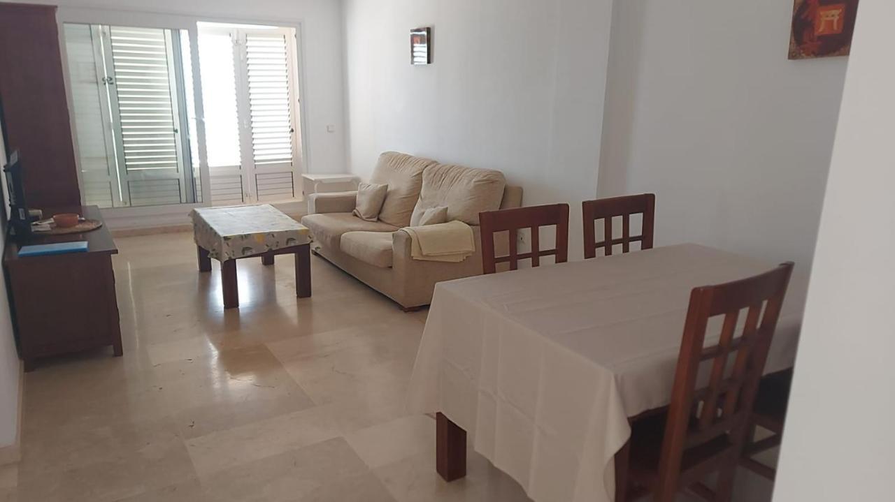 Atico En Primera Linea De Playa Faro Apartment Garrucha Luaran gambar